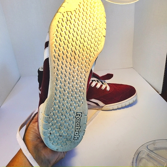 Reebok's EX-O high fit maroon classic high tops size men's 9. - Picture 6 of 8